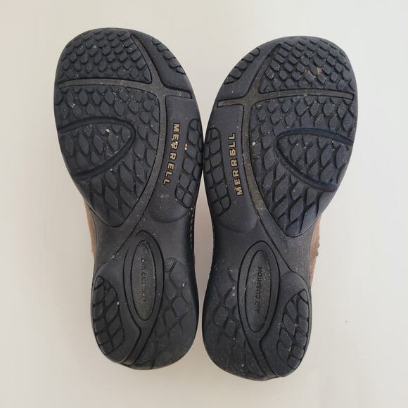 Merrell Encore Free Suede Mules Slip On Brown Casual Clogs Women 6 - Picture 7 of 10